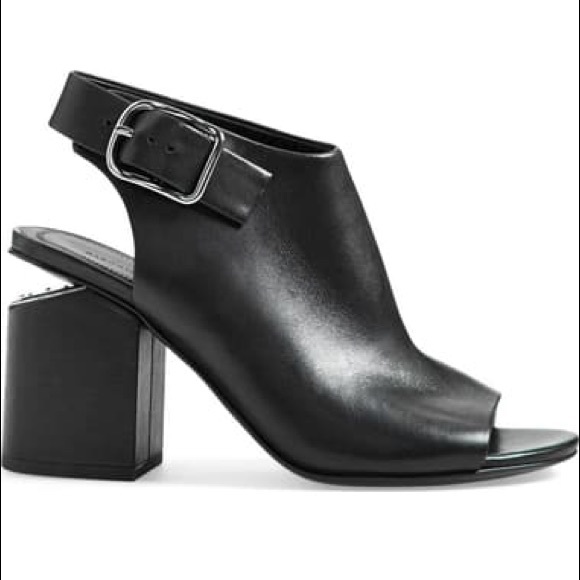 Alexander Wang Cutout Leather Nadia Sandal Heels - Picture 2 of 13